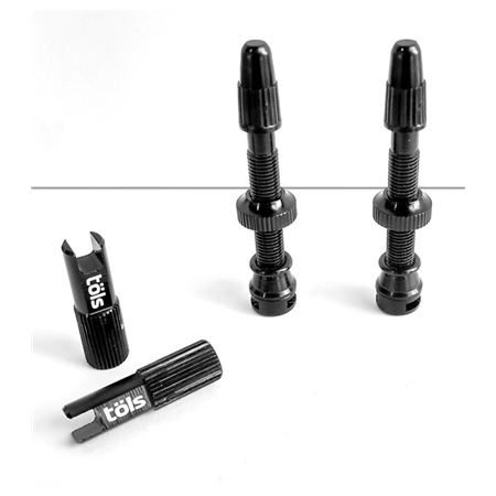 VÁLVULAS TUBELESS TÖLS ALUMINIO PRESTA 44MM (2 UND.)
