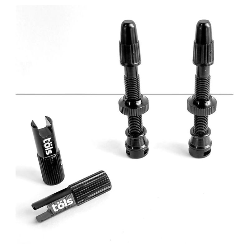 VÁLVULAS TUBELESS TÖLS ALUMINIO PRESTA 44MM (2 UND.)
