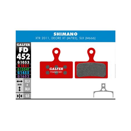 PASTILLAS GALFER ADVANCED SHIMANO XTR - SLX