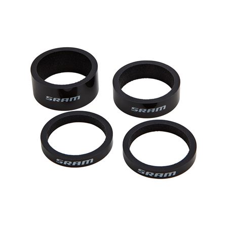 JUEGO DE ESPACIADORES SRAM 1 1/8" CARBONO