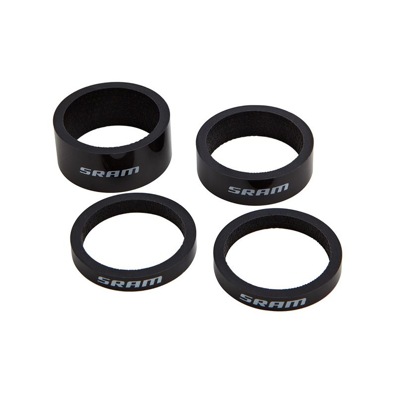 JUEGO DE ESPACIADORES SRAM 1 1/8" CARBONO
