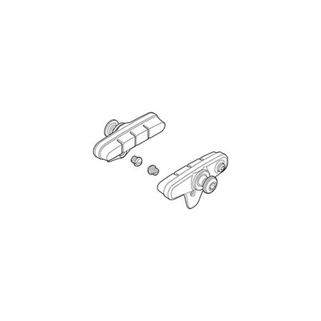 JUEGO DE ZAPATAS DE FRENO DE TIPO CARTUCHO R55C3 (PAR)