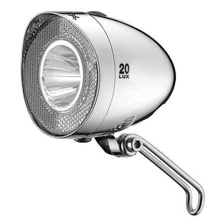 XLC CL-F20 LUZ DELANTERA LED 20LUX CON SOPORTE NIROSTA Y 4 P
