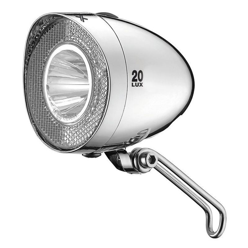 XLC CL-F20 LUZ DELANTERA LED 20LUX CON SOPORTE NIROSTA Y 4 P