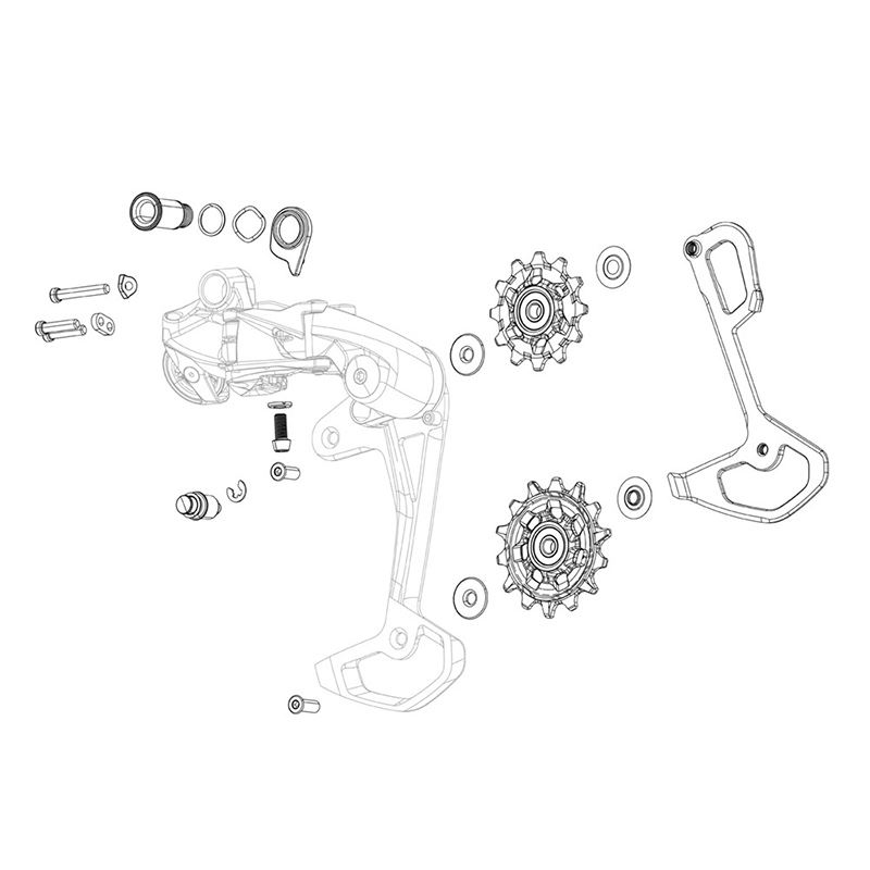 JUEGO DE ROLDANAS CAMBIO SRAM RIVAL ETAP AXS 12V