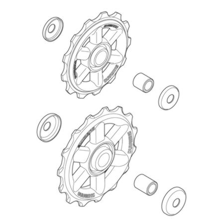 JUEGO DE ROLDANAS SHIMANO ALTUS RD-R310 7/8V